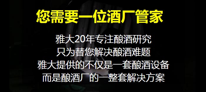 雅大20年專注釀酒行業(yè)